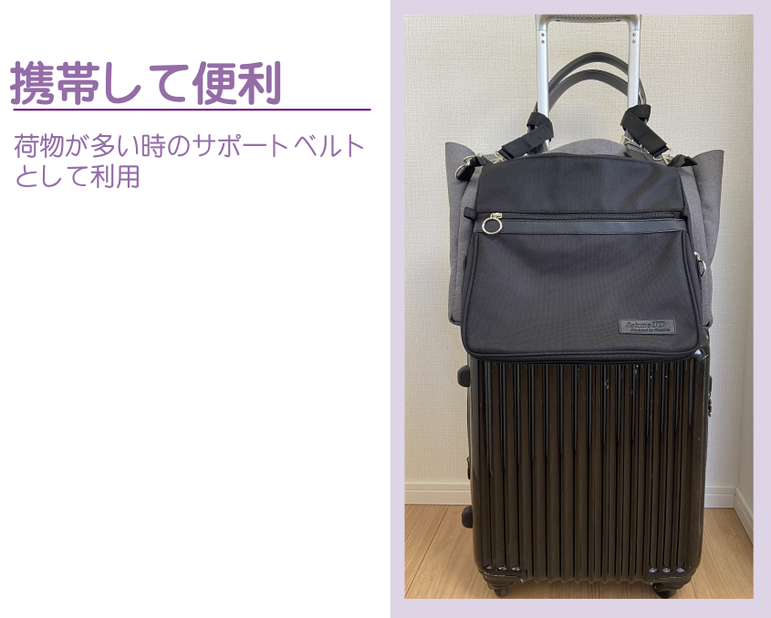 スーツケース活用